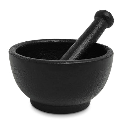 Cast Iron Cauldron Mortar and Pestle Set (MP3-Cauldron Mortar & Pestle)