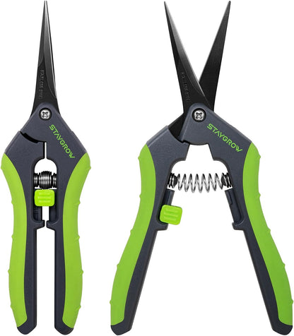 2pcs 6.5" Pruning Shears for Gardening Ultra Sharp Garden Scissors