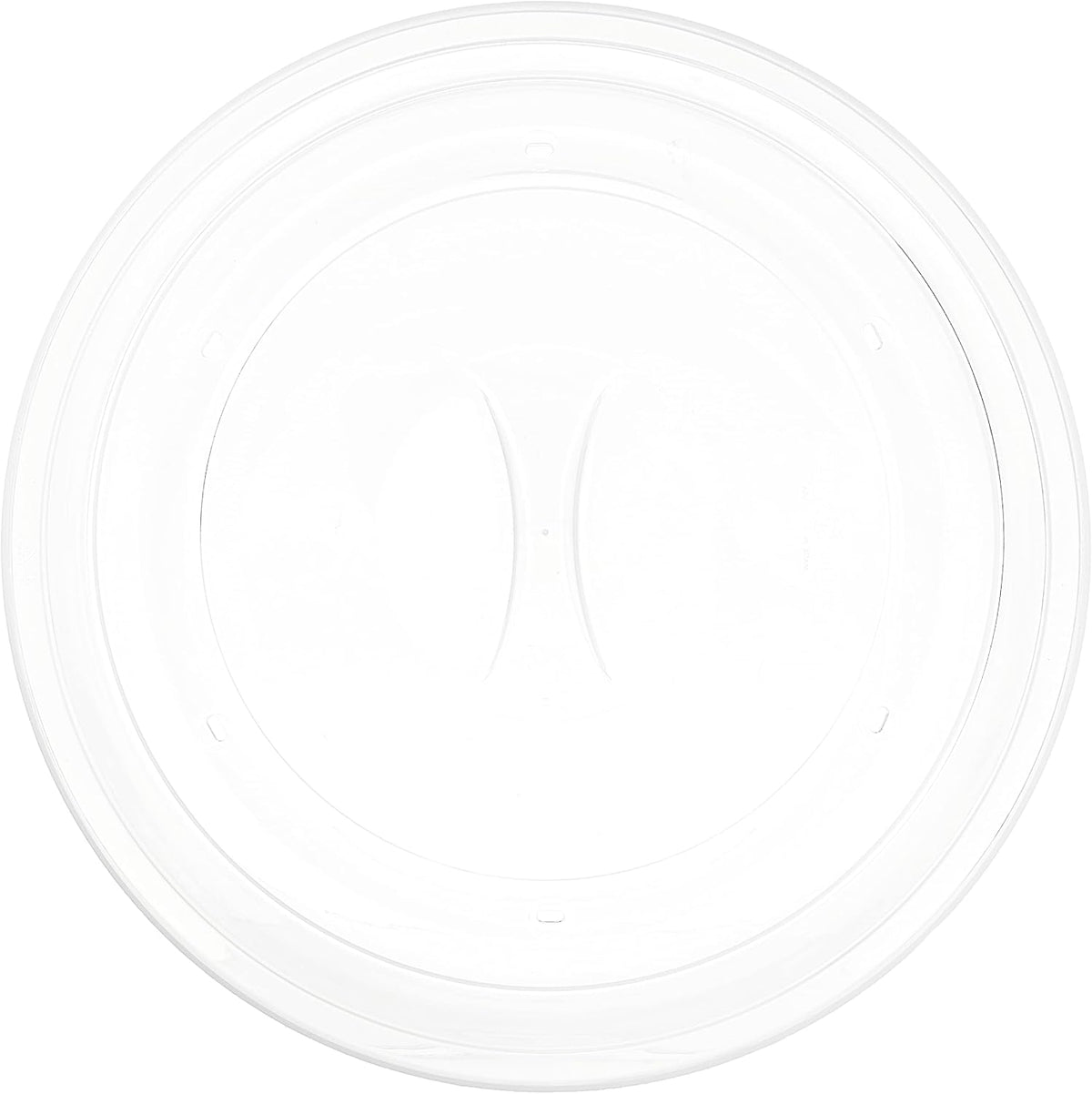Nordic Ware BPA-free and Melamine Free Plastic Splatter Microwave Cover, 10-Inch (Set of 2), Clear