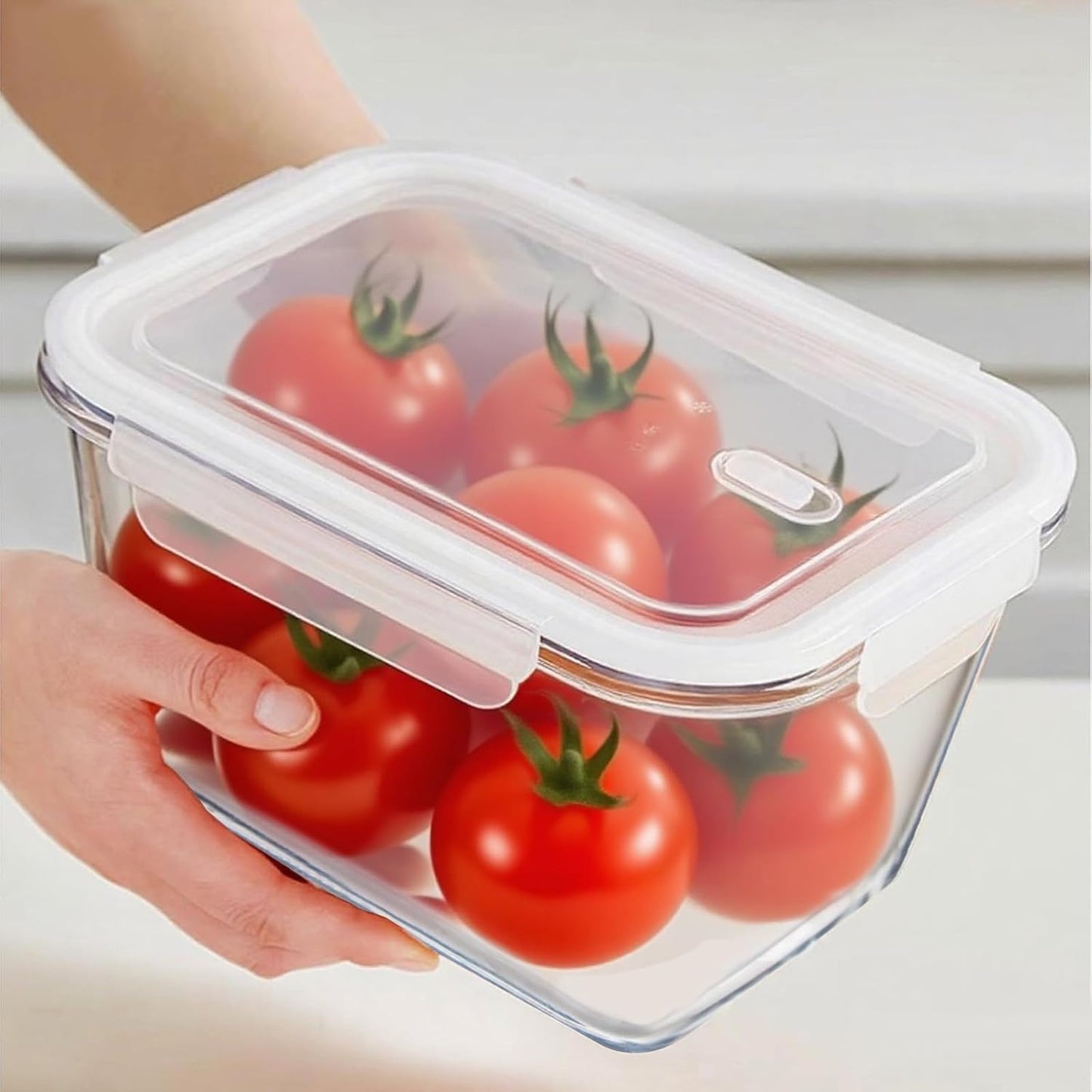 88Oz 2-Piece Large Glass Food Storage Containers - Family Size Set with Locking Lids, BPA-Free & Leak-Proof - Microwave & Oven Safe for Baking, Meal Prep & Leftovers