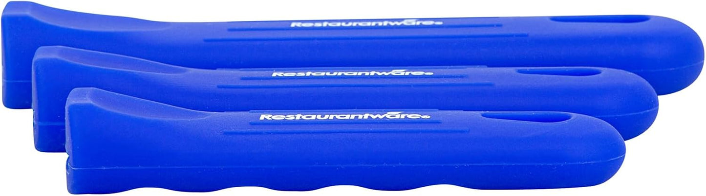 Restaurantware Silicone Pan Handle Cover Set 1-Count Heat-Resistant Removable Pan Handle Grips, Ergonomic Non-Slip Green Handle Protectors for Fry Pans and Sauce Pans