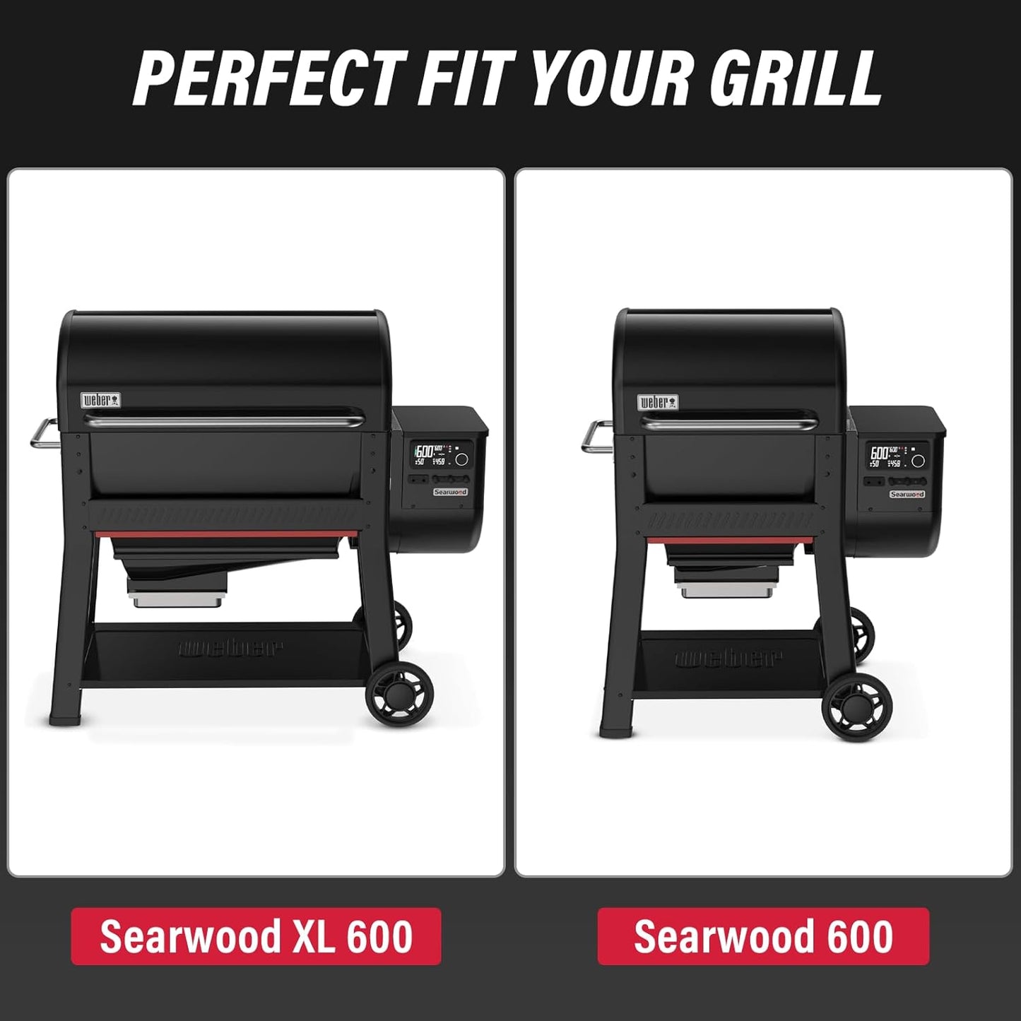 Upgraded Grill Table for Weber Kettle 22"/18"/26", Master Touch 22", Smokey Mountain, Recteq Pellet Grill RT-B380, Prep Station with Cutting Board, Basin, 4 Hooks, Shelf for Weber Kettle Accessories