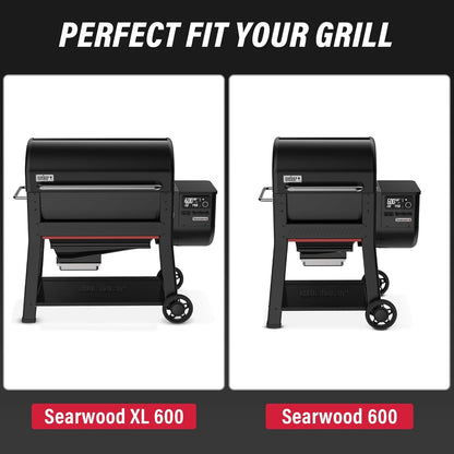 Upgraded Grill Table for Weber Kettle 22"/18"/26", Master Touch 22", Smokey Mountain, Recteq Pellet Grill RT-B380, Prep Station with Cutting Board, Basin, 4 Hooks, Shelf for Weber Kettle Accessories