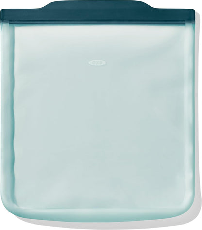 OXO Good Grips Silicone Reusable Bag - Stand-Up Cup (8 oz) - Oat
