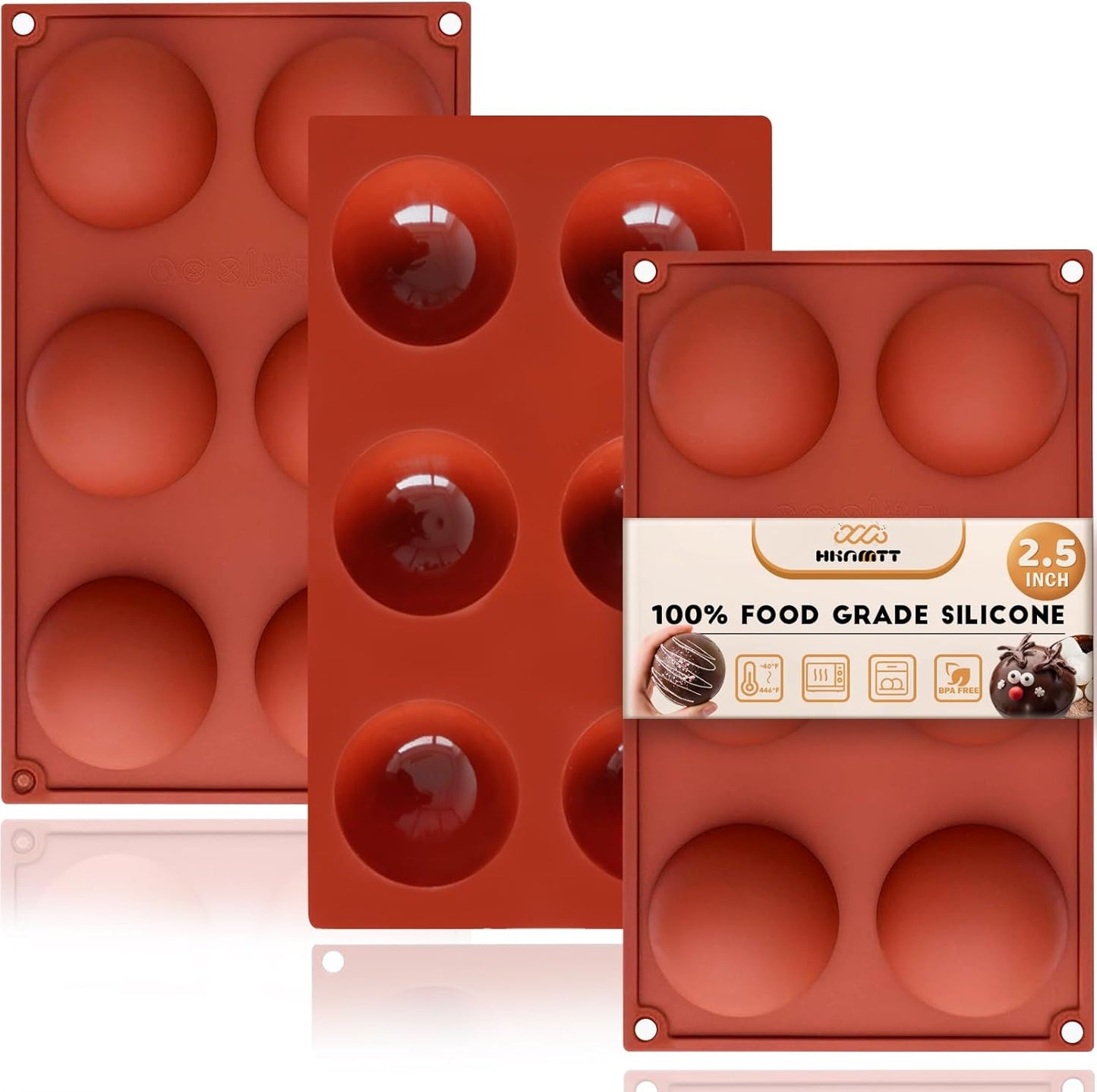 HKNMTT Silicone Muffin Pan for Baking, Cupcake Egg bites Brownie Mold 12 Cup Regular Size, Oven Safe BPA Free kitchen Appliances