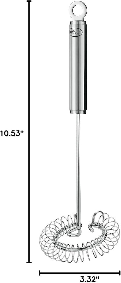 Rosle USA Kitchen Collection Stainless Steel Balloon Egg Whisk, 10.6", Stainless