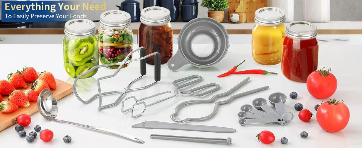 Canning Supplies Starter Kit,Canning Kit Set for Beginners