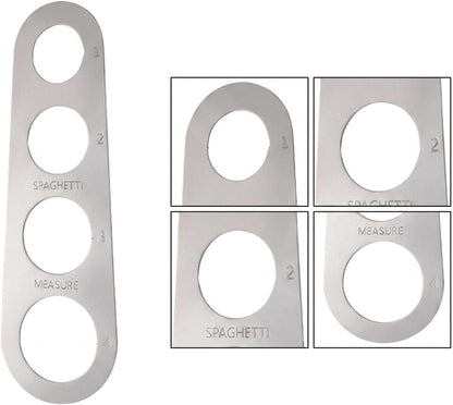 Stainless Steel Spaghetti Measurer Ruler For Pasta Portion Control