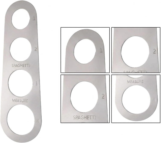 Stainless Steel Spaghetti Measurer Ruler For Pasta Portion Control