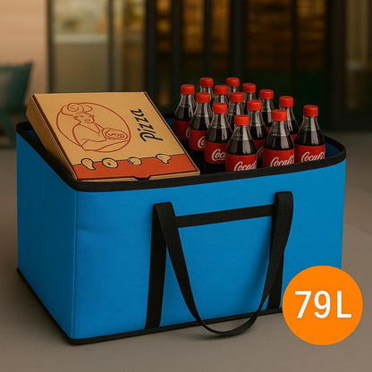 musbus Extra large XXXL Insulated Food Delivery Bag Cooler Bags Keep Food Warm Catering Therma Catering Bag for doordash 22x14x13 Cooler Bags Therma Shopper hot warming RED Pizza BLACK