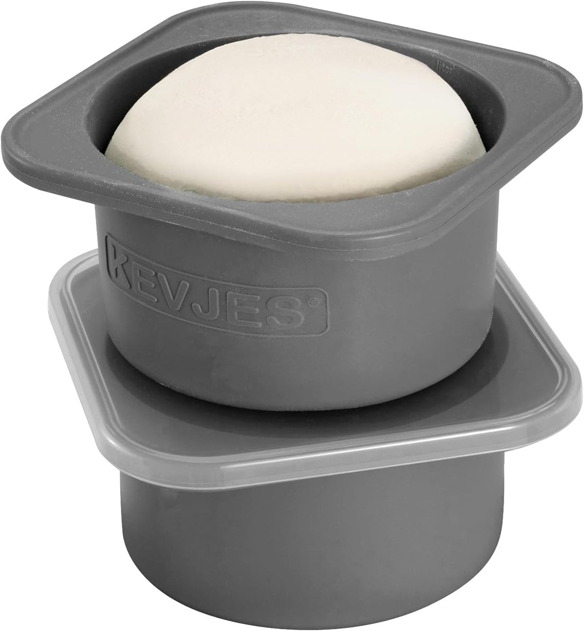 PLUS 1000ml Pizza Dough Proofing Containers, 2-Pack, Green