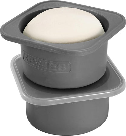 PLUS 1000ml Pizza Dough Proofing Containers, 2-Pack, Green
