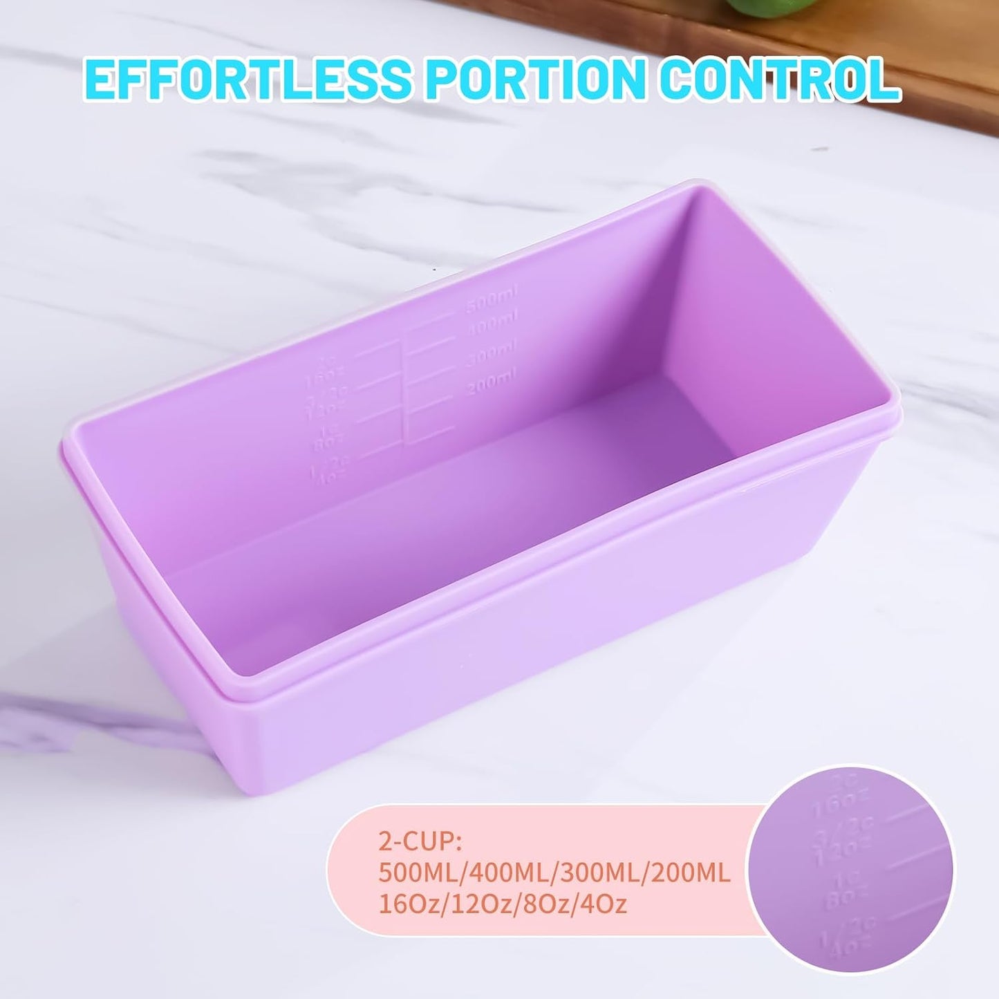 Gemice 1-Cup Silicone Freezer Molds with Lids, Individual 4-Pack Portion Soup Cubes Freezer Trays for Food Storage, Oven & Dishwasher Safe, BPA-Free, Silicone Freezer Containers for Meal Prep