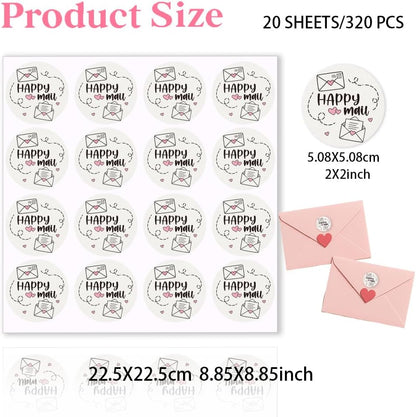 320 Pcs Date Label Stickers, Fresh Color Scheme Sticker Removable Food Labels Self-Adhesive Practical Stickers for Bottle Refrigerator Container
