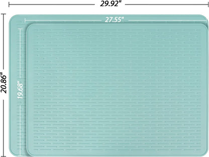 YUHFERA Stove Top Cover for Electric Stove - Silicone Stove Mat for Glass Top, Glass Cooktop Protector For Kitchen,Multi-functional Oven Covers for Electric Stove (Black,28 x 20)