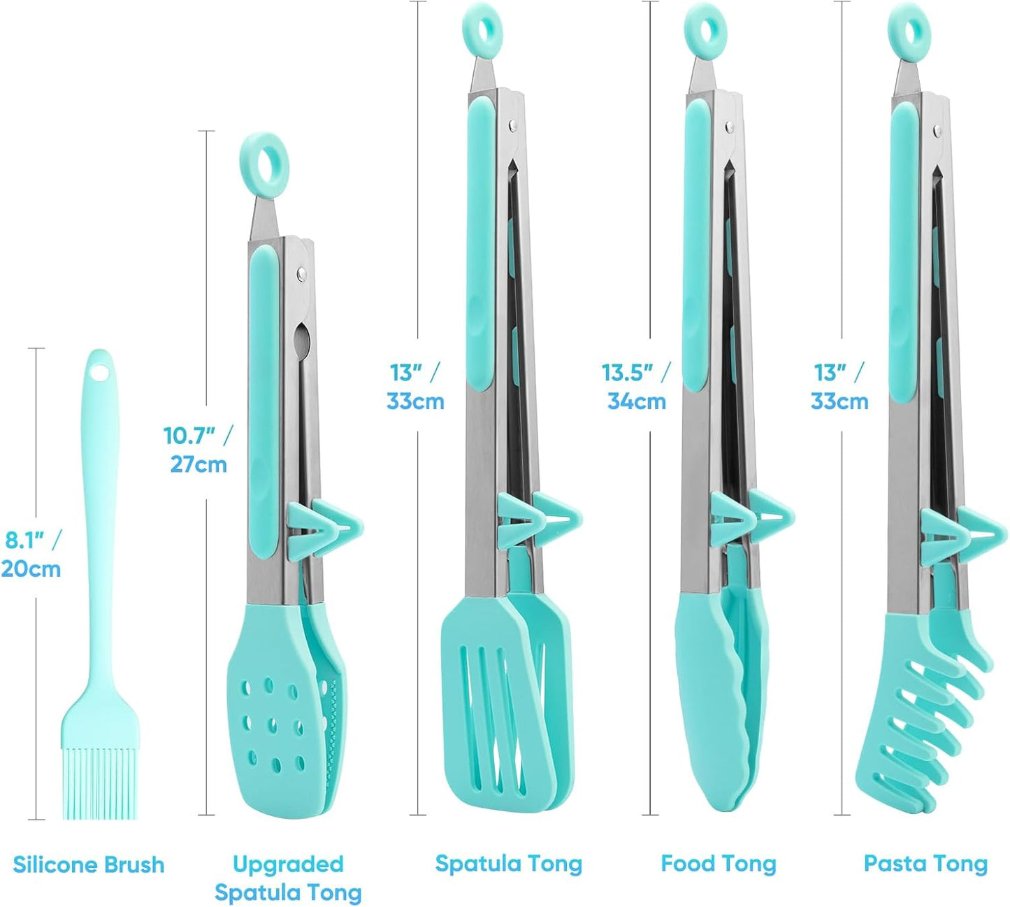 3 Pack Silicone Tongs for Cooking,Maywe Tanso 9 Inch Cooking Kitchen Tongs with Silicone Tips,Nonstick Stainless Steel Tongs for Steak Pie Pizza Pasta Spaghetti Salad BBQ Buffet