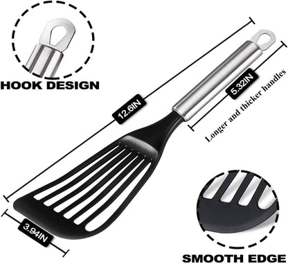 Tenta Kitchen Flexible Fish Turner Spatula, for Fish/Egg/Meat/Dumpling Frying