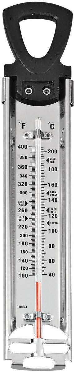 Wilton Candy Thermometer with Side Clamp, Chocolate, 14.7 in.