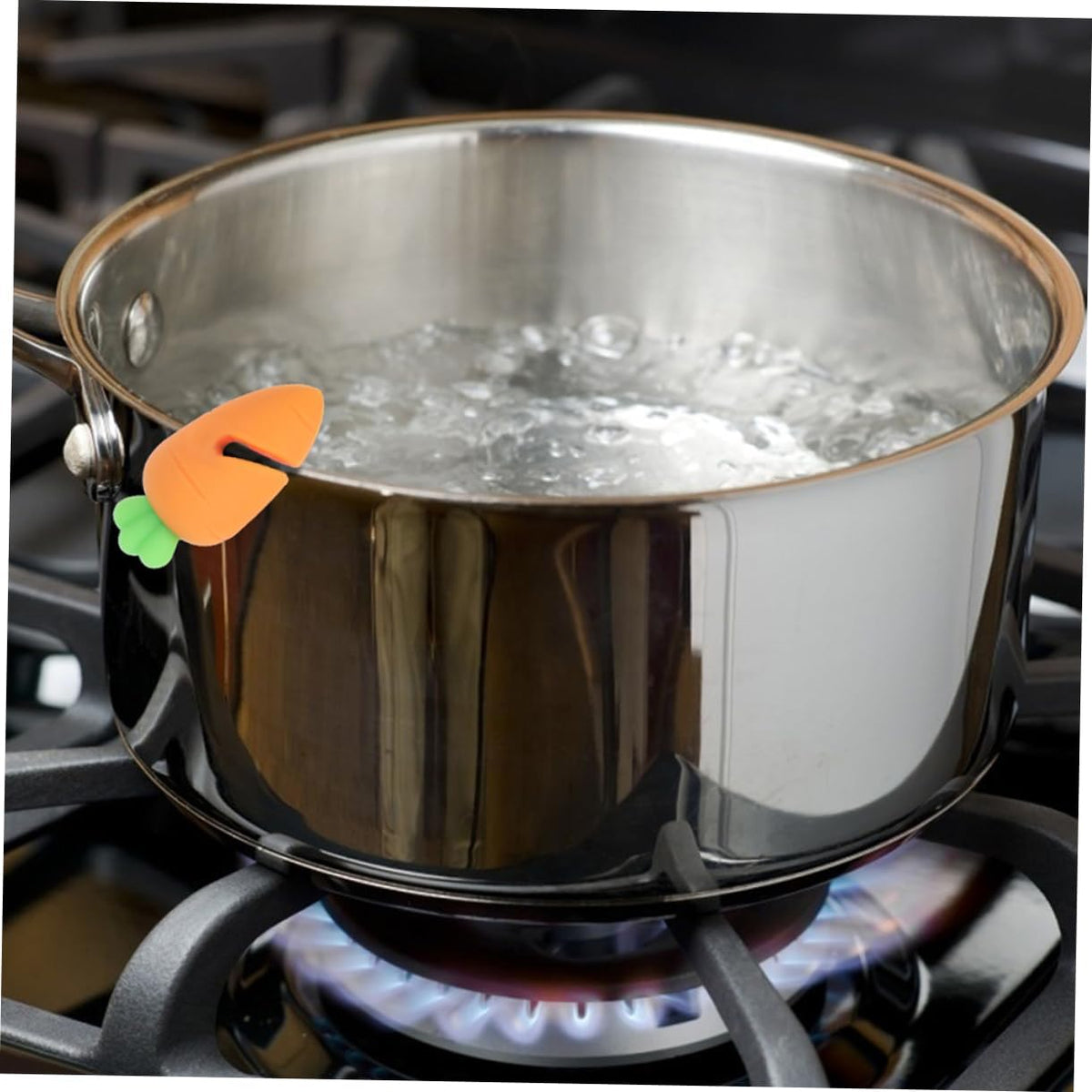 6pcs Silicone Lifters Heat-resistant Cartoon Lid Stoppers for Boil over Prevention Safe Kitchen Utensils for