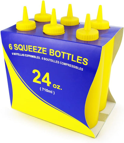 New Star Foodservice Squeeze Bottle, 12 oz, Red