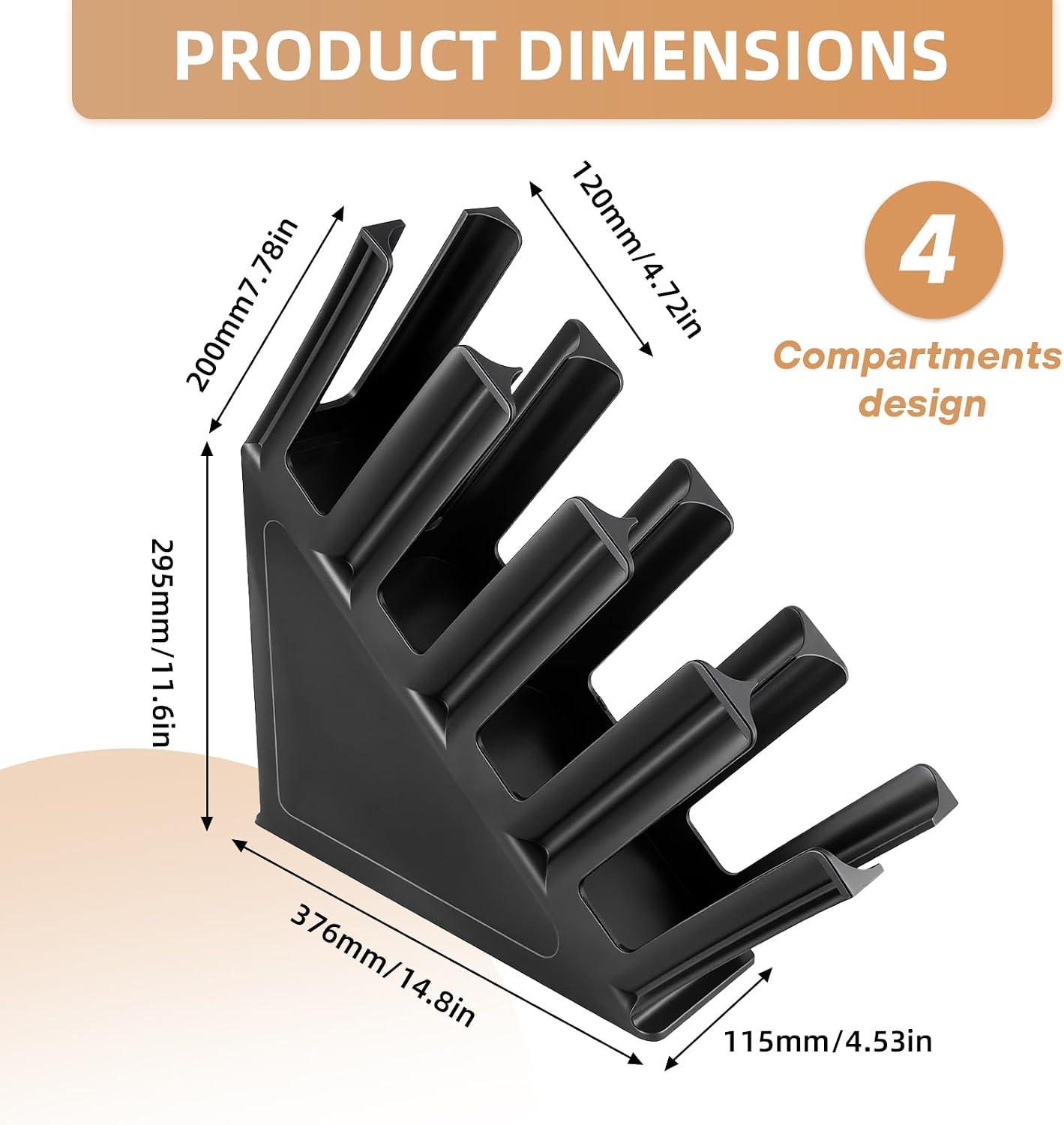 Commercial Cup and Lid Holder with Straw Organizer,Disposable Coffee Cup Condiment Dispenser for Countertop Org, Coffee Bar, Beverage Cup, Kitchen, Breakroom (11 Compartment Upright)