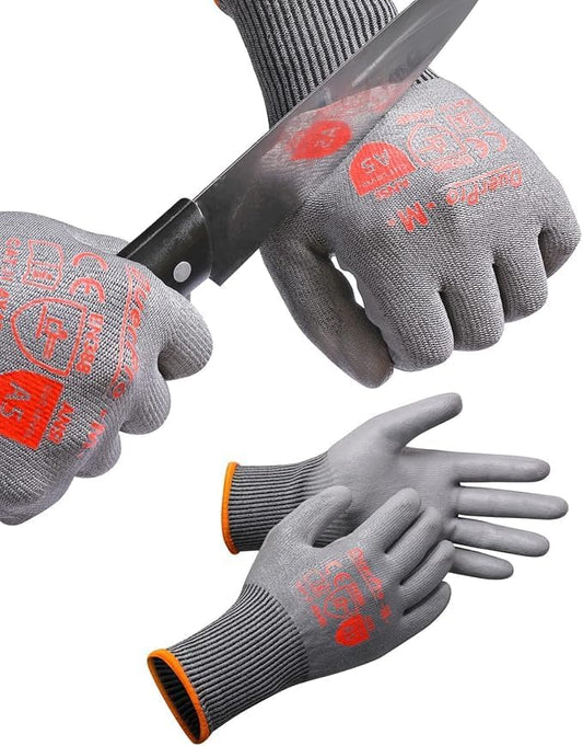 Cut-Resistant Gloves ASNI A5 Safety Work Glove