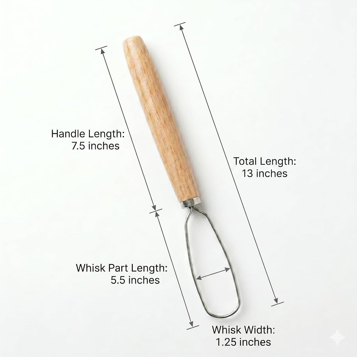Sourdough Starter Stirring Hook and Danish Dough Whisk | Small Size to Fit in Jars | Improve the Mixing Standard Of Your Starter For Better Baking Results | New England Sourdough Starter Co.