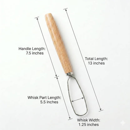Sourdough Starter Stirring Hook and Danish Dough Whisk | Small Size to Fit in Jars | Improve the Mixing Standard Of Your Starter For Better Baking Results | New England Sourdough Starter Co.