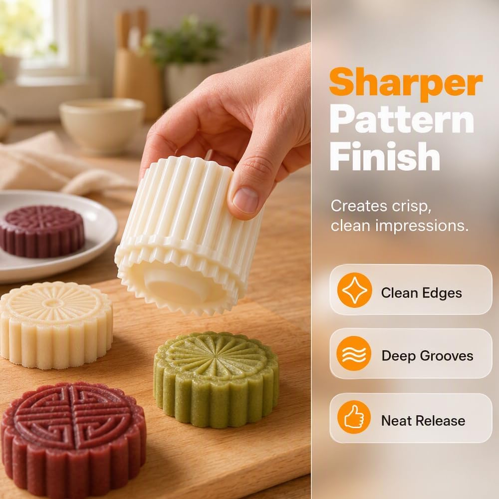 Creative Double-Ended Pastry Mold, 2-in-1 Mooncake Mold Press