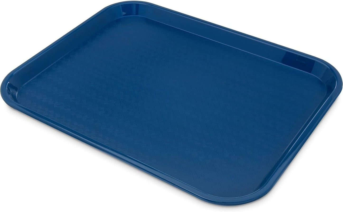 Carlisle FoodService Products Café Cafeteria Tray, Fast Food Tray for Restaurant or Commercial Use, 14" x 18", 1 Count, Black