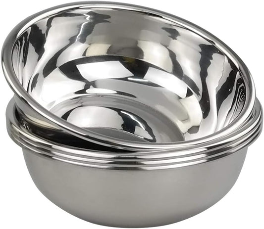 18/10 Stainless Steel Mixing Bowls, Nesting Bowls for Meal Prep, Serving, Baking, Set of 4