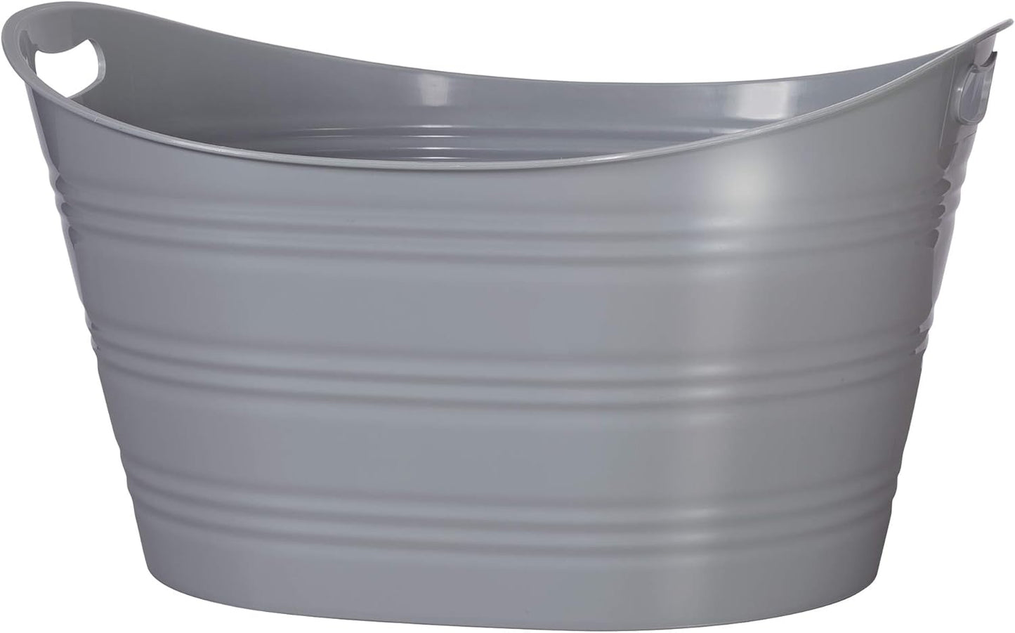 CreativeWare, Aqua Double Walled Party Tub With Drain Plug 4.375 Gl, Red