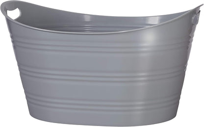 CreativeWare, Aqua Double Walled Party Tub With Drain Plug 4.375 Gl, Red