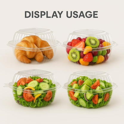 3 Compartment Food Containers with Lids, 25 Pack, 38 Oz Take Out Containers, Reusable Meal Prep Containers, Microwave Safe Lunch Boxes, Food Storage Containers for Catering, Restaurant & To Go Meals