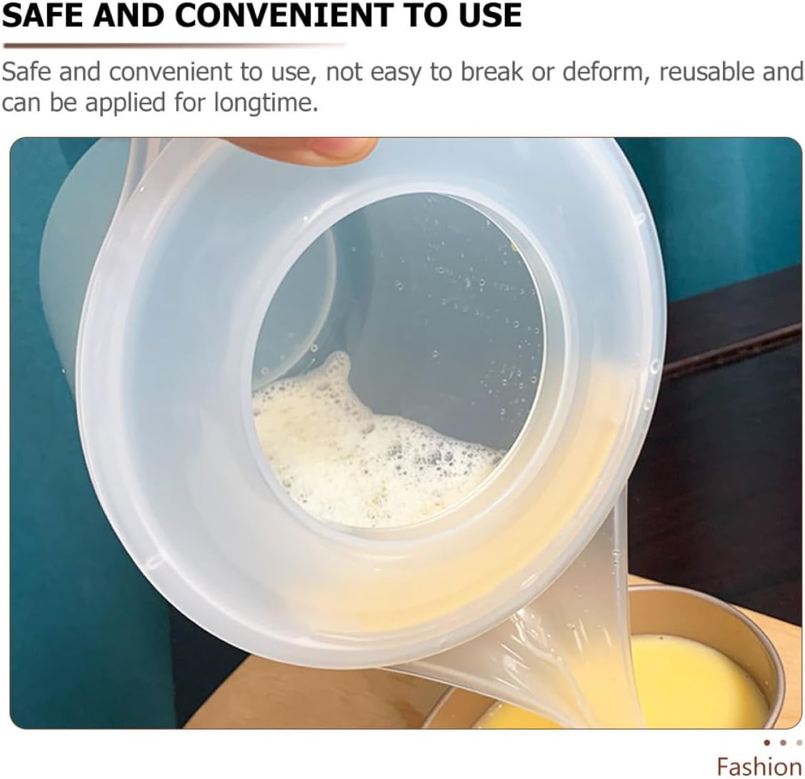 Measuring Cup with Handle and Lid 1.5l Kitchen Baking Mixing Bowl with Scale Splash-proof Multifunctional Egg Beater Cup for Liquid and Batter Measurement