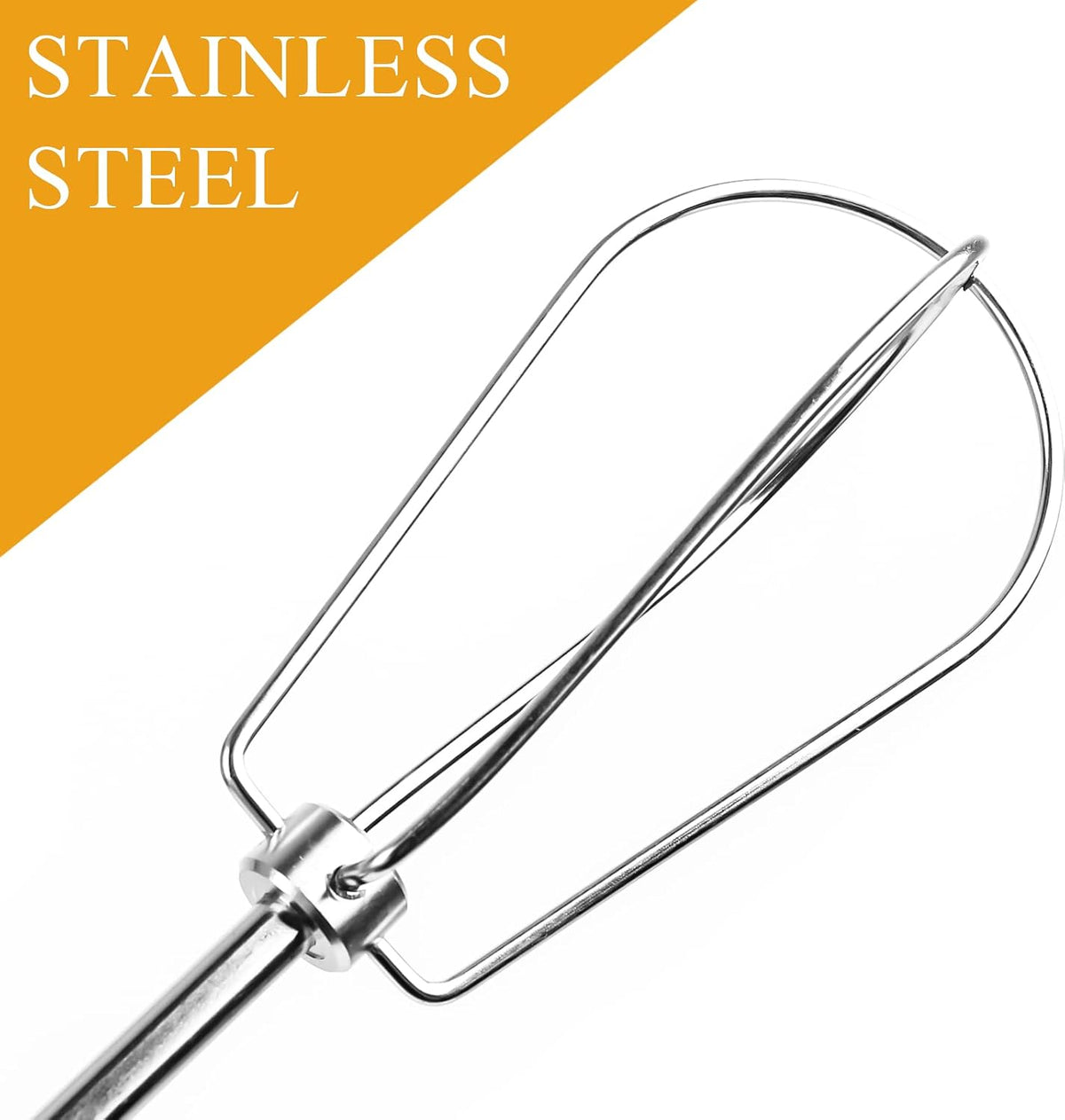Hand Mixer Beaters Attachments for KitchenAid, KHM2B, Stainless Steel