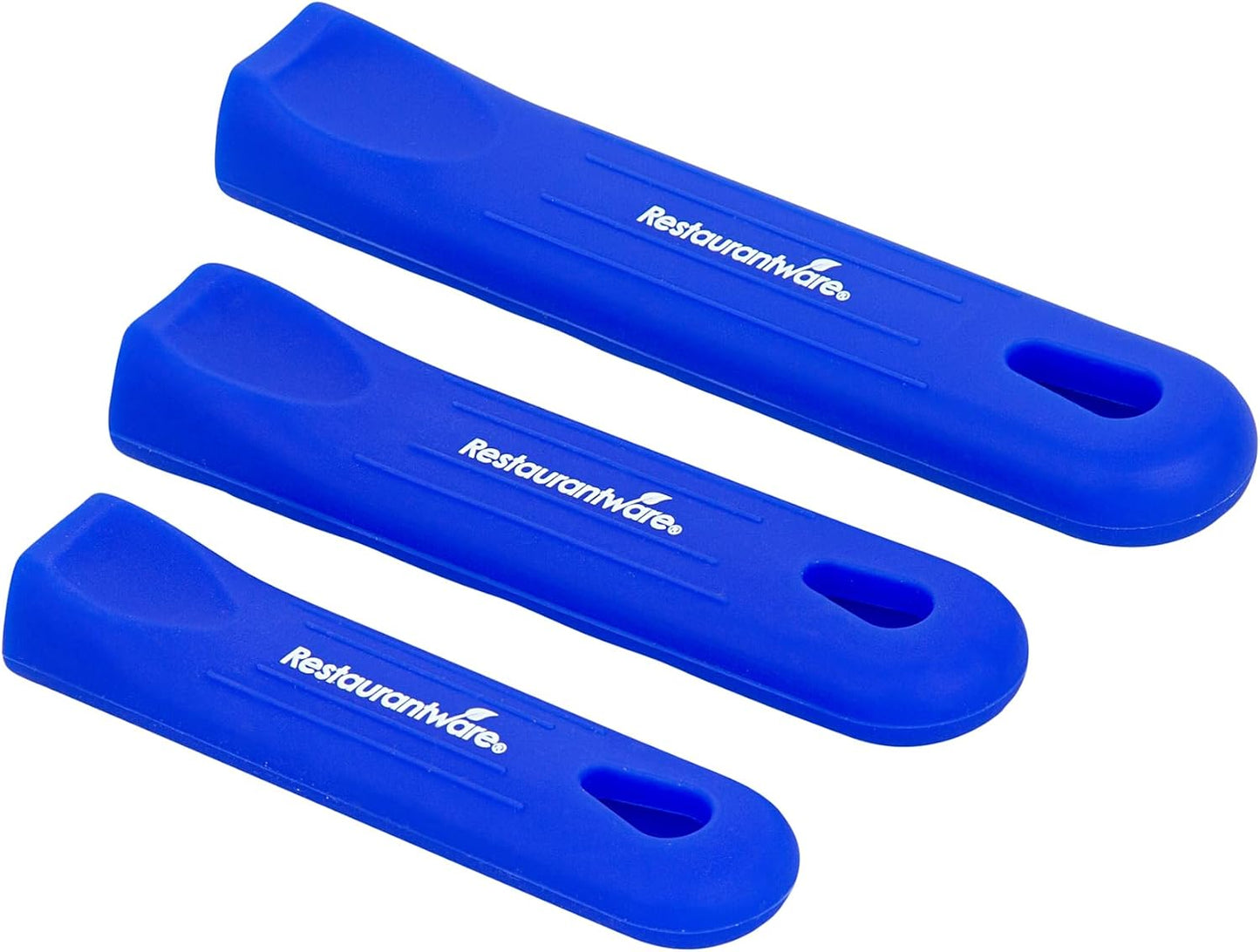 Restaurantware Silicone Pan Handle Cover Set 1-Count Heat-Resistant Removable Pan Handle Grips, Ergonomic Non-Slip Green Handle Protectors for Fry Pans and Sauce Pans