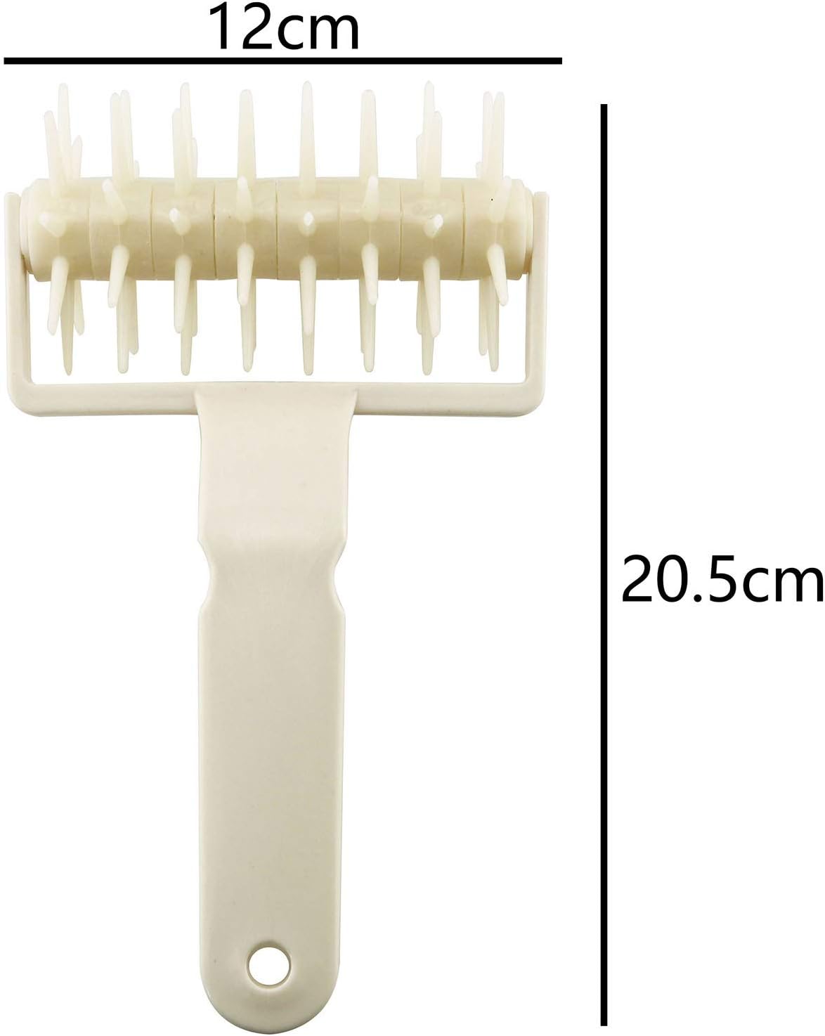 Tegg Pizza Roller Plastic Pizza Pastry Baking Dough Roller Docker Dough Bubble killer