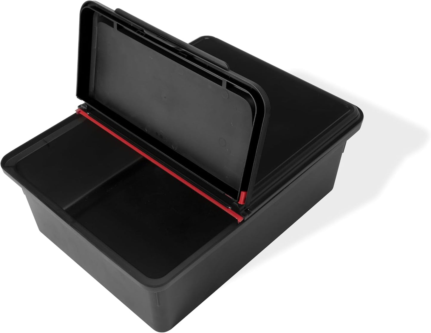 Weber Works Outdoor Storage Bin – Weather‑Resistant Grill Tool & Accessory Organizer with Hinged Lid - Side Tables & Carts