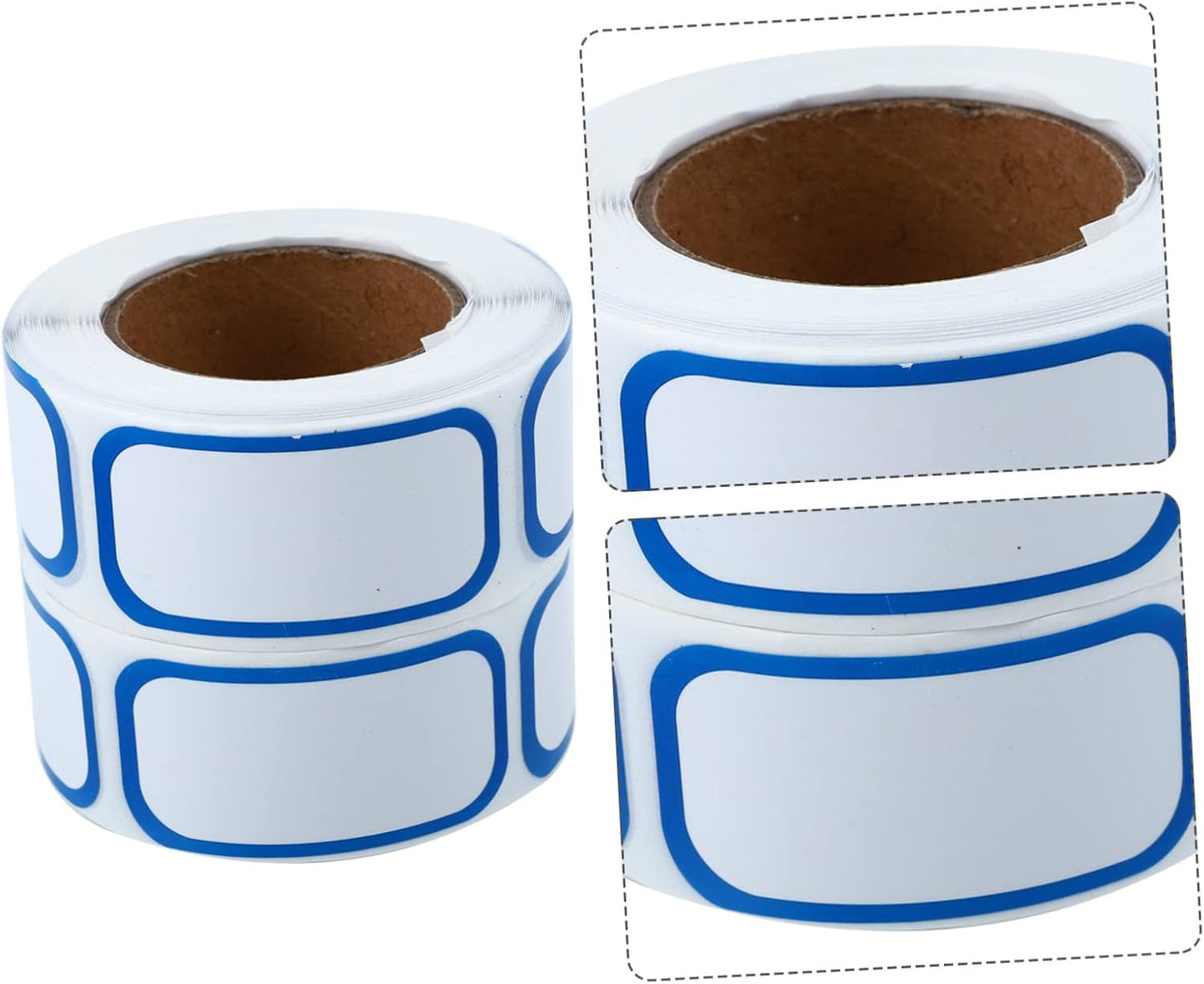 COHEALI 6rolls Date Label Stickers for Food Storage Removable Message Stickers for Containers Easy to Write Decals for Use