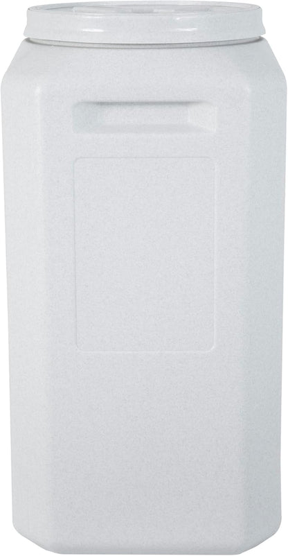 Vittles Vault Traditional Pet Food Storage Container For Dog Kibbles/Bird Seed/Oatmeal/Rice/Flour/Cereal, BPA Free Plastic, Sealed Airtight For Cat Food, Up To 30 lb, Made in USA, With Scoop, Gray