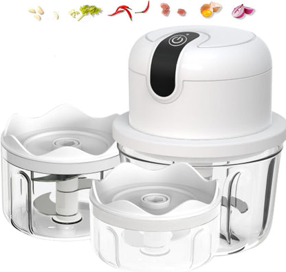 1.5 CUP Garlic Chopper,Electric Mini Food Processor,Portable Onion Chopper