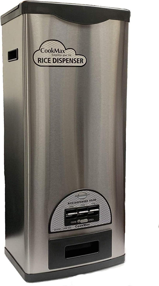CRB-55S Stainless Steel Rice Dispenser 50 Pounds, rice dispenser & large By C&H Solutions