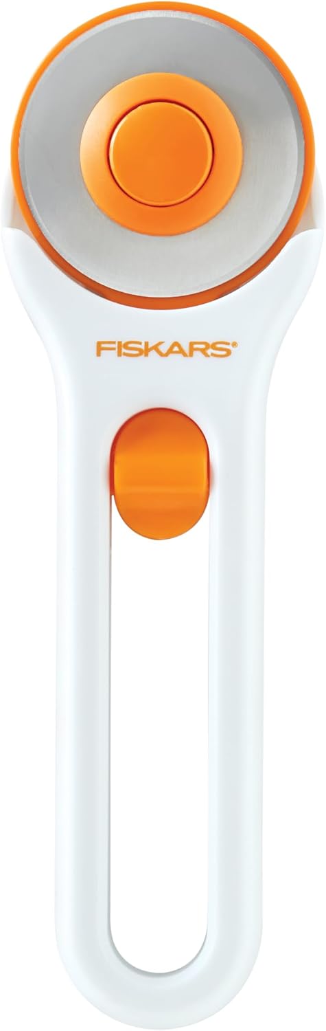 Fiskars 45mm Loop Rotary Cutter for Fabric, Arts, Crafts, Sewing