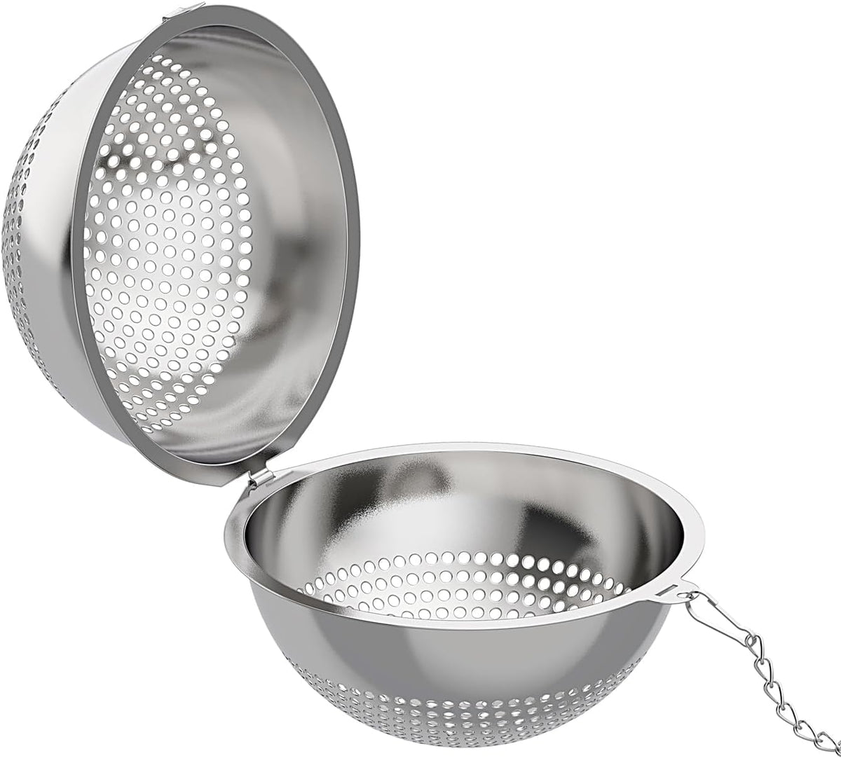 Food Grade 304 Stainless Steel Mesh Tea Ball 2.1 Inch Tea Infuser Strainer Filter Diffuser for Loose Tea