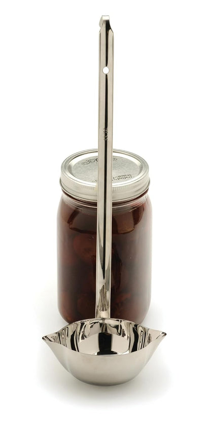 RSVP International Endurance Canning Collection Non-Reactive 18/8 Stainless Steel, Dishwasher Safe, Funnel, Wide Mouth, 2-3/4"