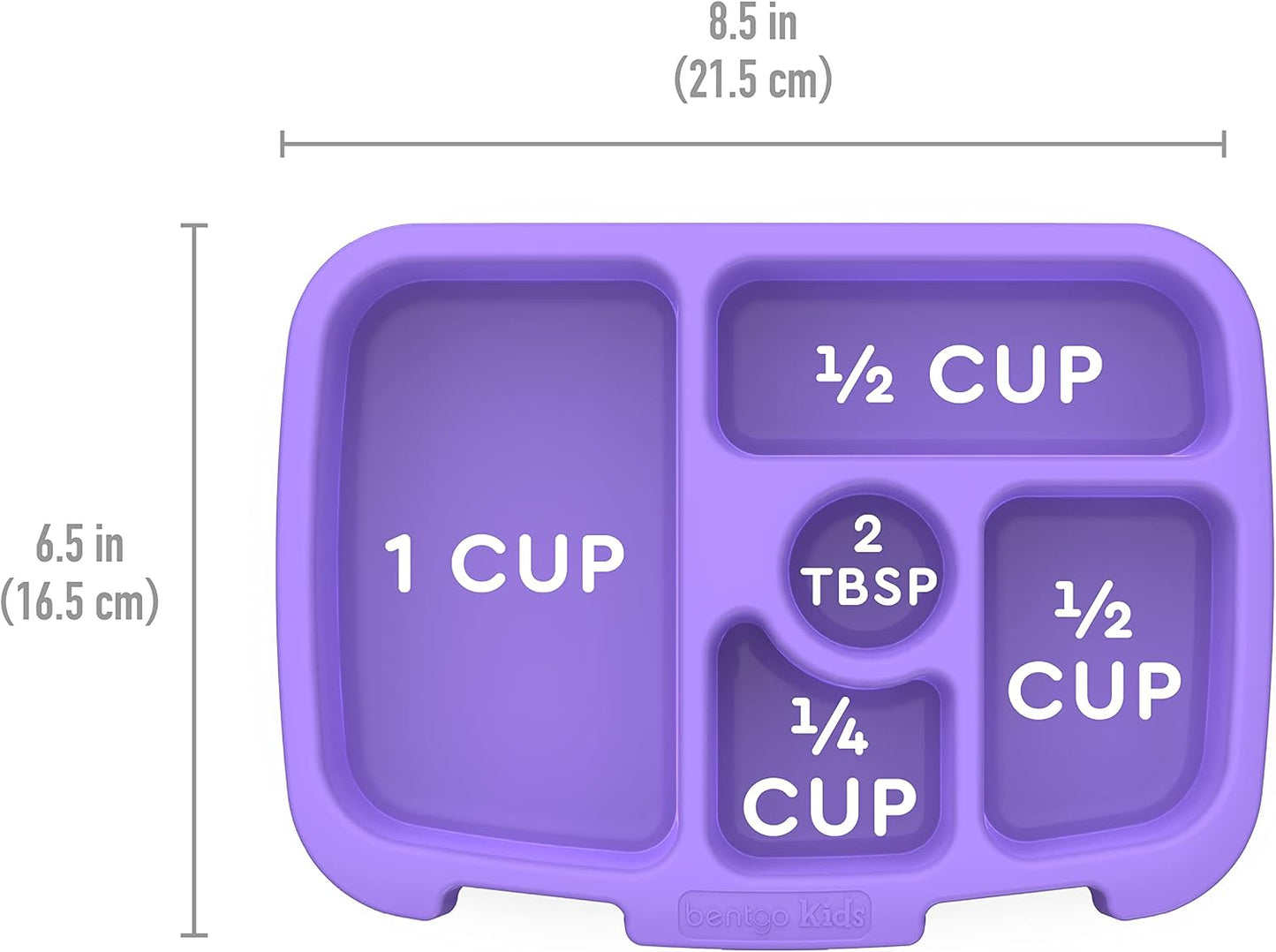 Bentgo® Kids Prints Tray with Transparent Cover - Reusable, BPA-Free, 5-Compartment Meal Prep Container with Built-In Portion Control for Healthy Meals At Home & On the Go (Mermaids in the Sea)