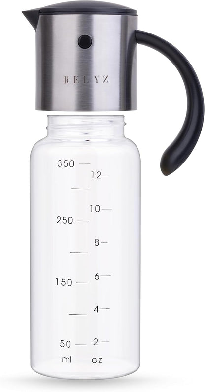 Large Glass Olive Oil Dispenser, Salad Dressing Container, Soy Sauce Bottle