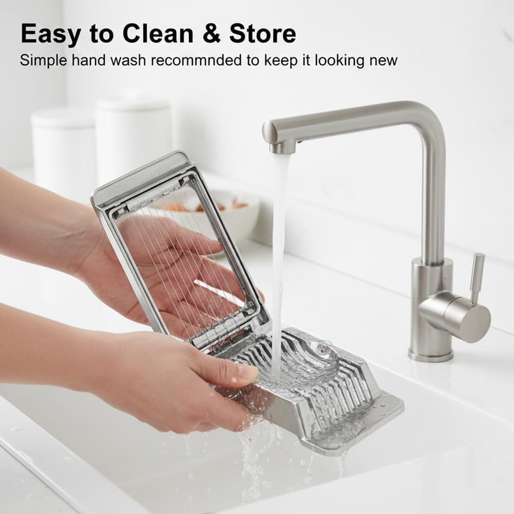 Egg Slicer for Hard Boiled Eggs, Multipurpose Manual Egg Slicer Heavy Duty