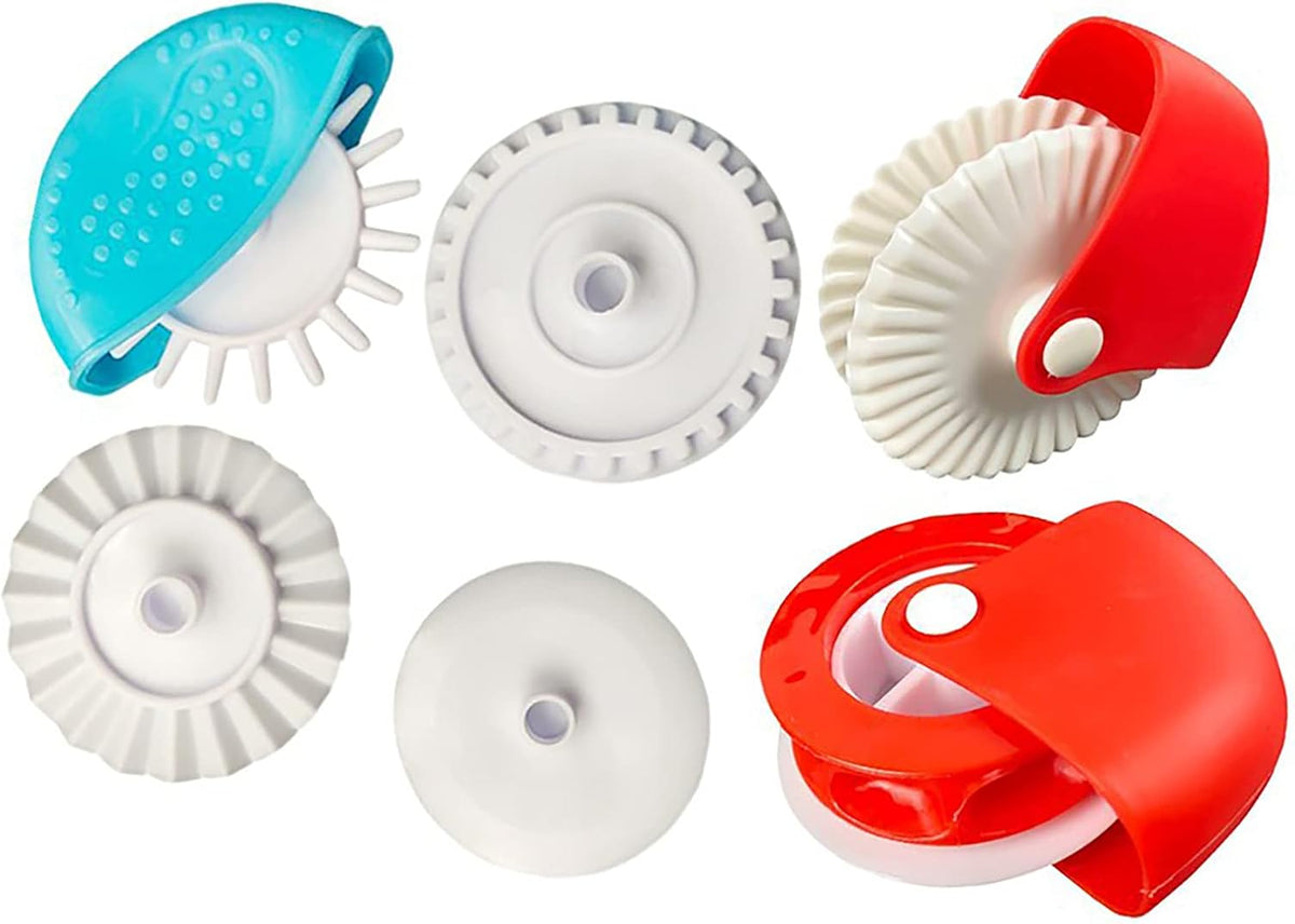 Pastry Wheel Decorator and Cutter, 6Pcs